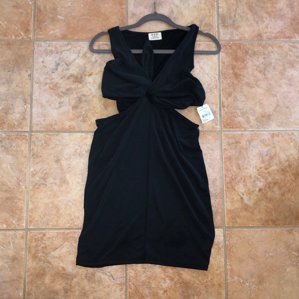 PST short black/gray dress